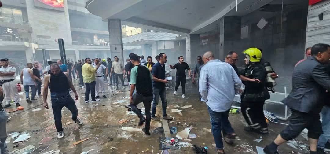 حريق مول أرابيلا
