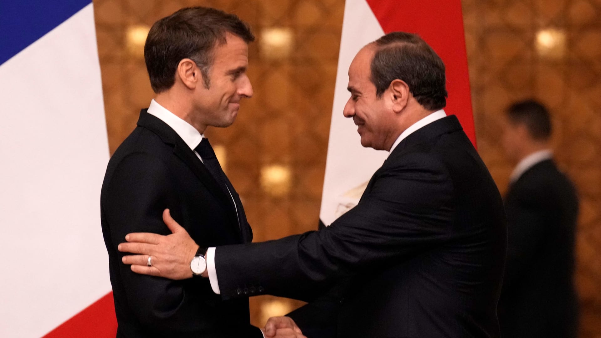 الرئيس السيسي ونظيره الفرنسي