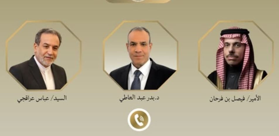 وزير الخارجية ونظيريه السعودي والإيراني