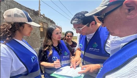 داليا البحيري في زيارة إنسانية