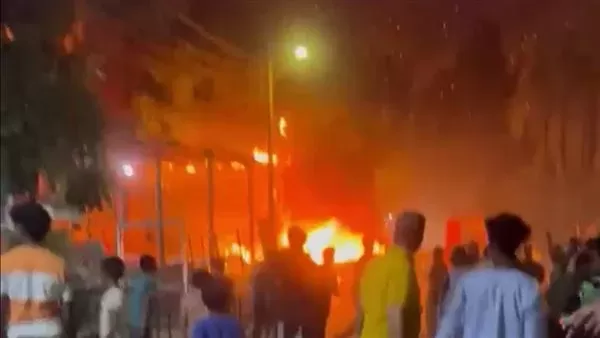 حريق بقنا