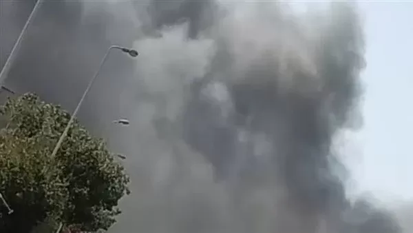 حريق بمدينة العبور