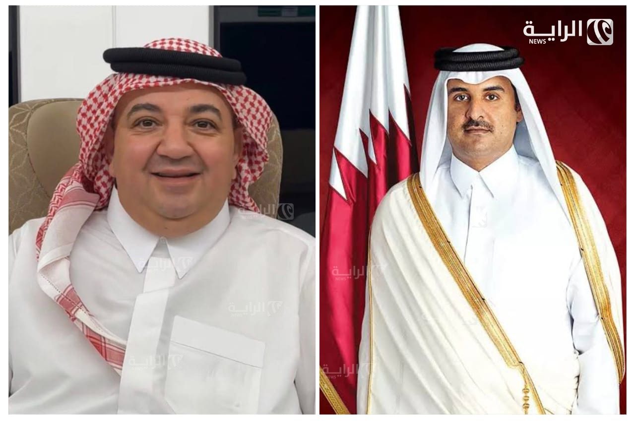 امير قطر وأحمد شحاتة