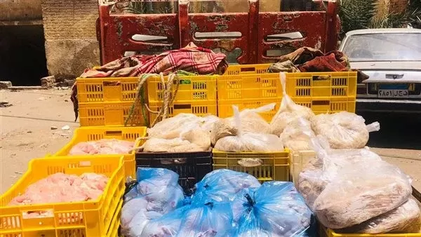 ضبط 104 مخالفات تموينية بالفيوم والتحفظ على دقيق مدعم ولحوم ودواجن فاسدة