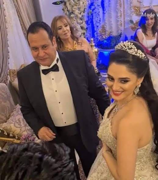 صبري نخنوخ وزوجتة كلارا غسان