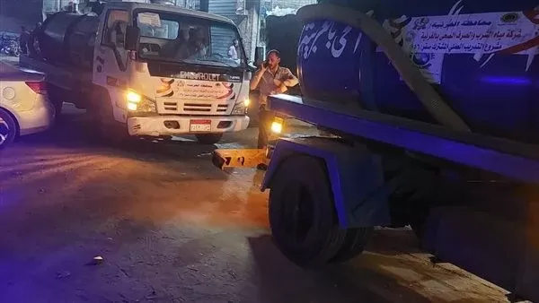 استجابة سريعة من مياه الغربية لإنهاء أزمة طفح الصرف الصحي بقرية ميت حبيش البحرية