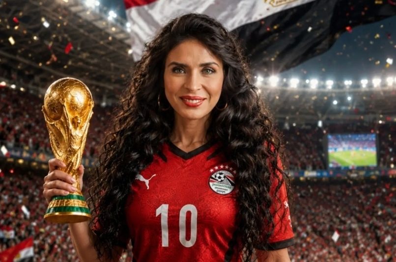 مفيش مستحيل .. دينا تدعم منتخب مصر في مباراة بلجيكا بكأس العالم