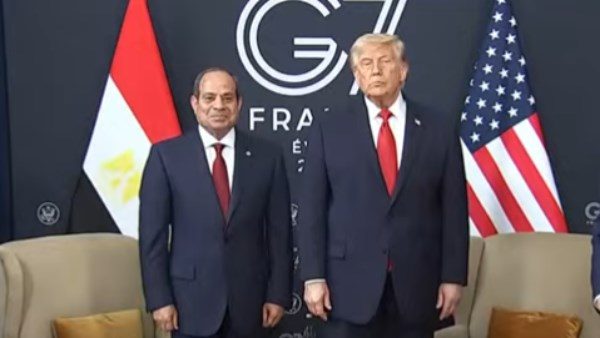 الرئيس السيسي ونظيره الأمريكي