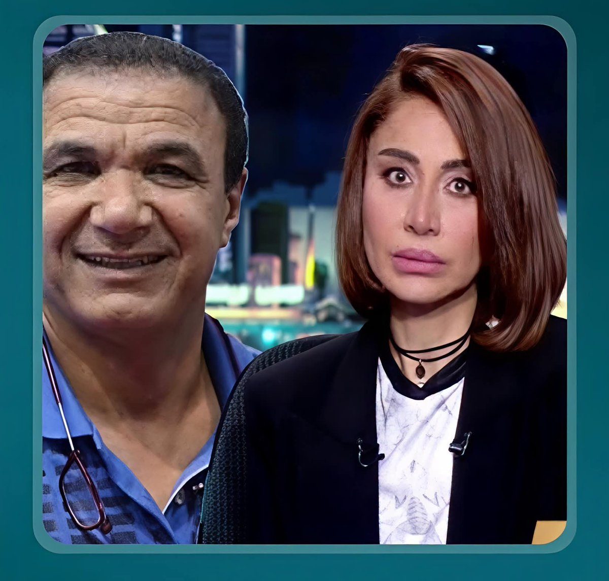 بسمة وهبة وأحمد الطيب في مواجهة بسبب مصطفى شوبير