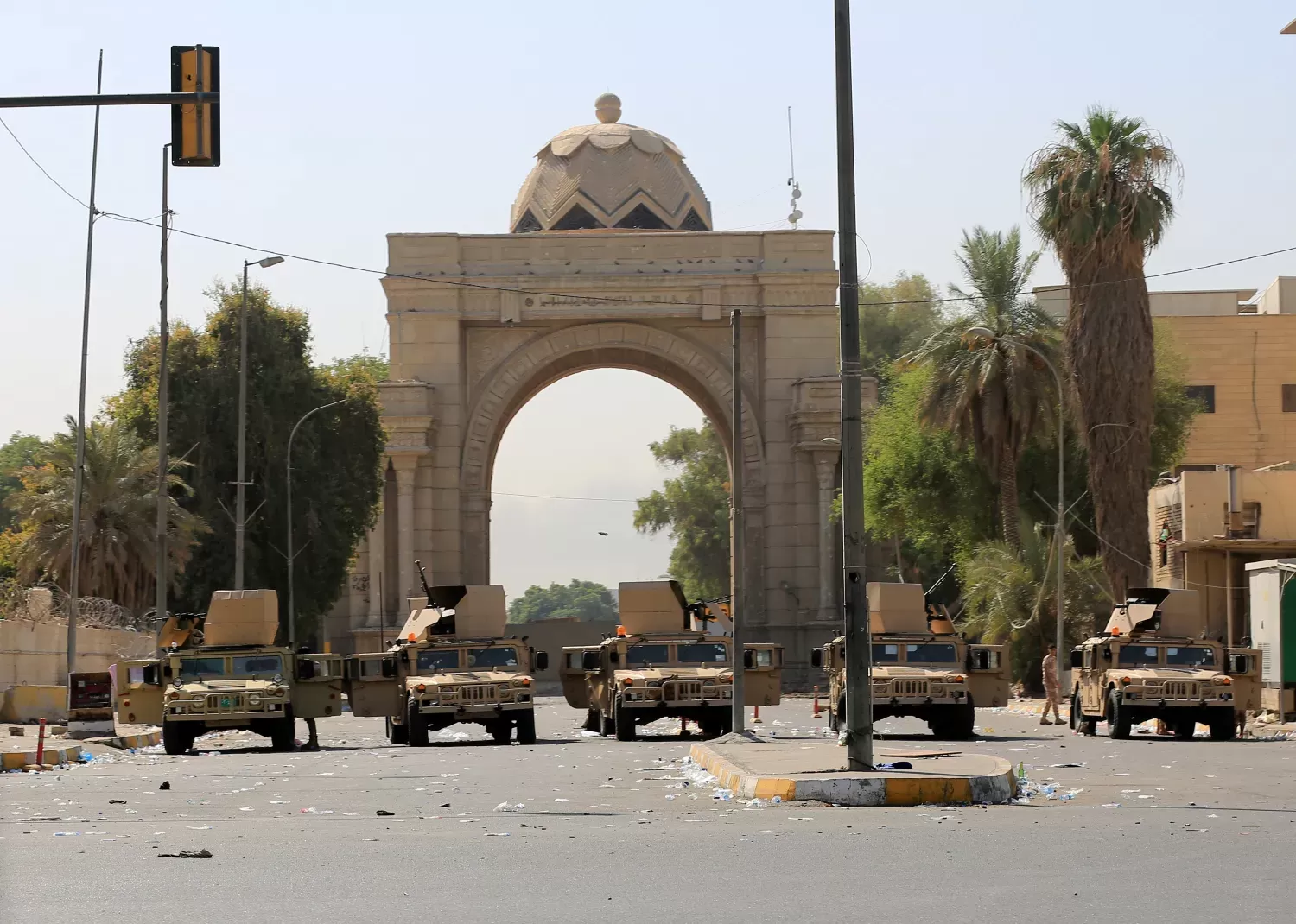 المنطقة الخضراء ببغداد