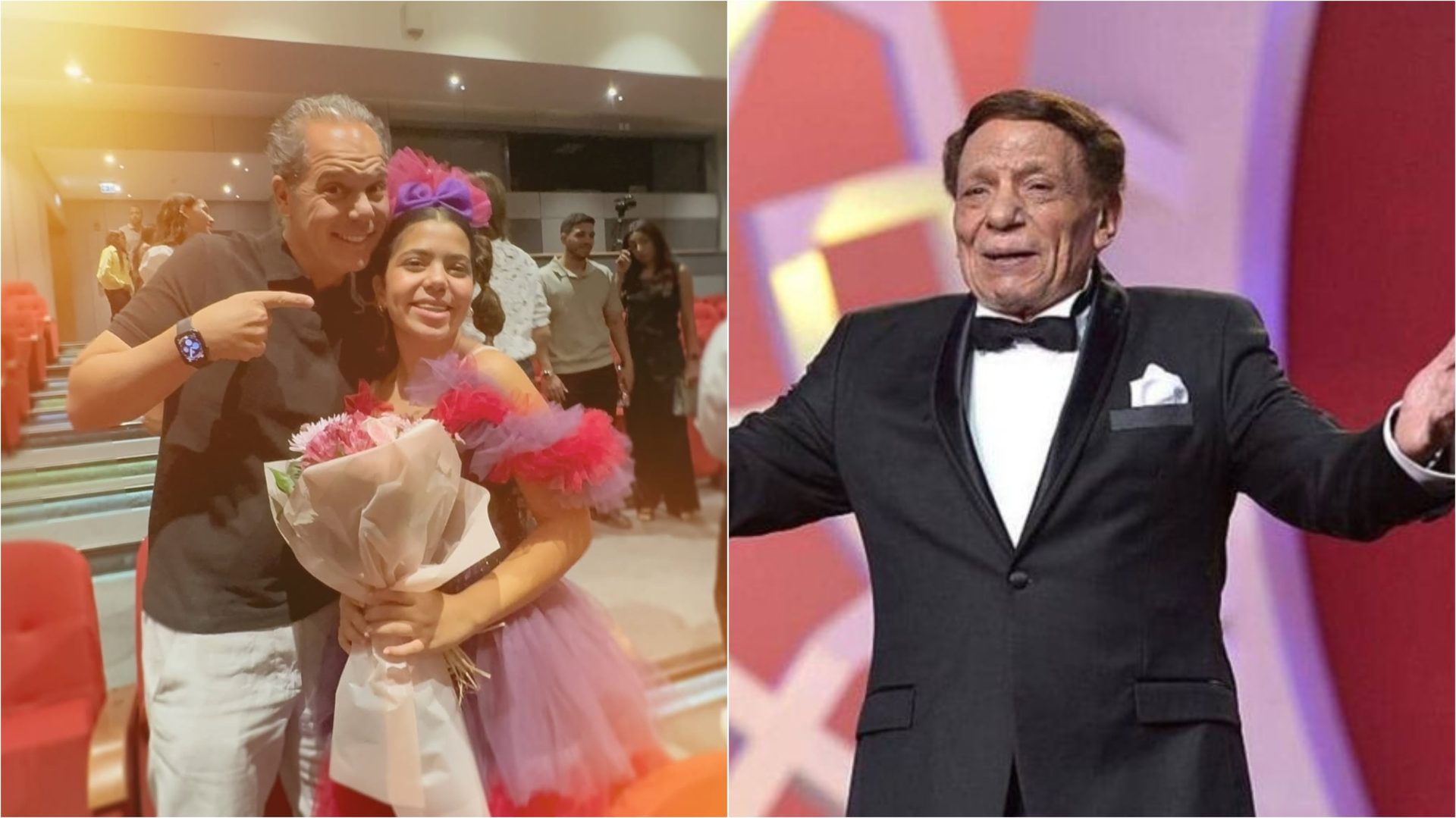 حفيدة الزعيم.. رامي إمام يحتفل بإنجاز ابنته الوحيدة «رقية»