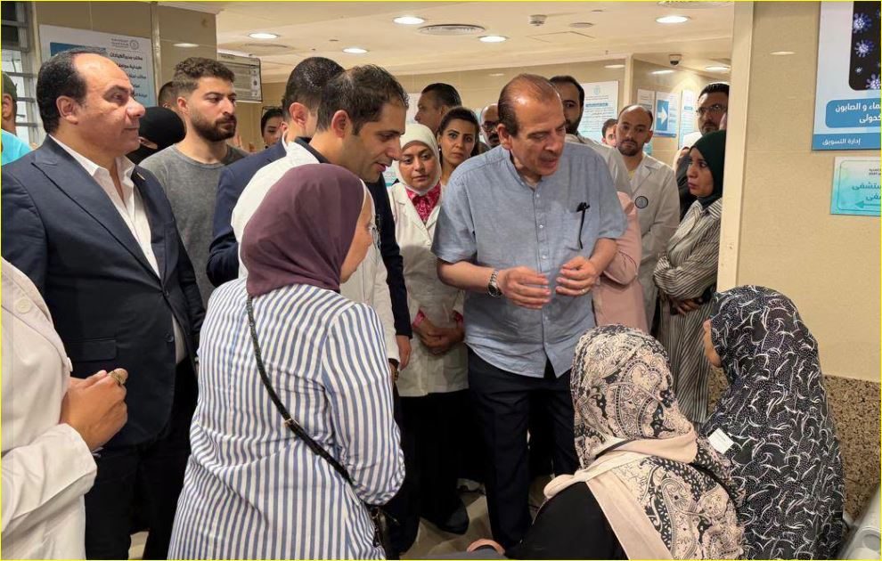 نائب وزير الصحة يتفقد المنشآت الطبية بالإسماعيلية