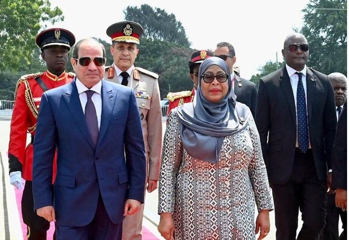 الرئيس السيسي ورئيسة تنزانيا
