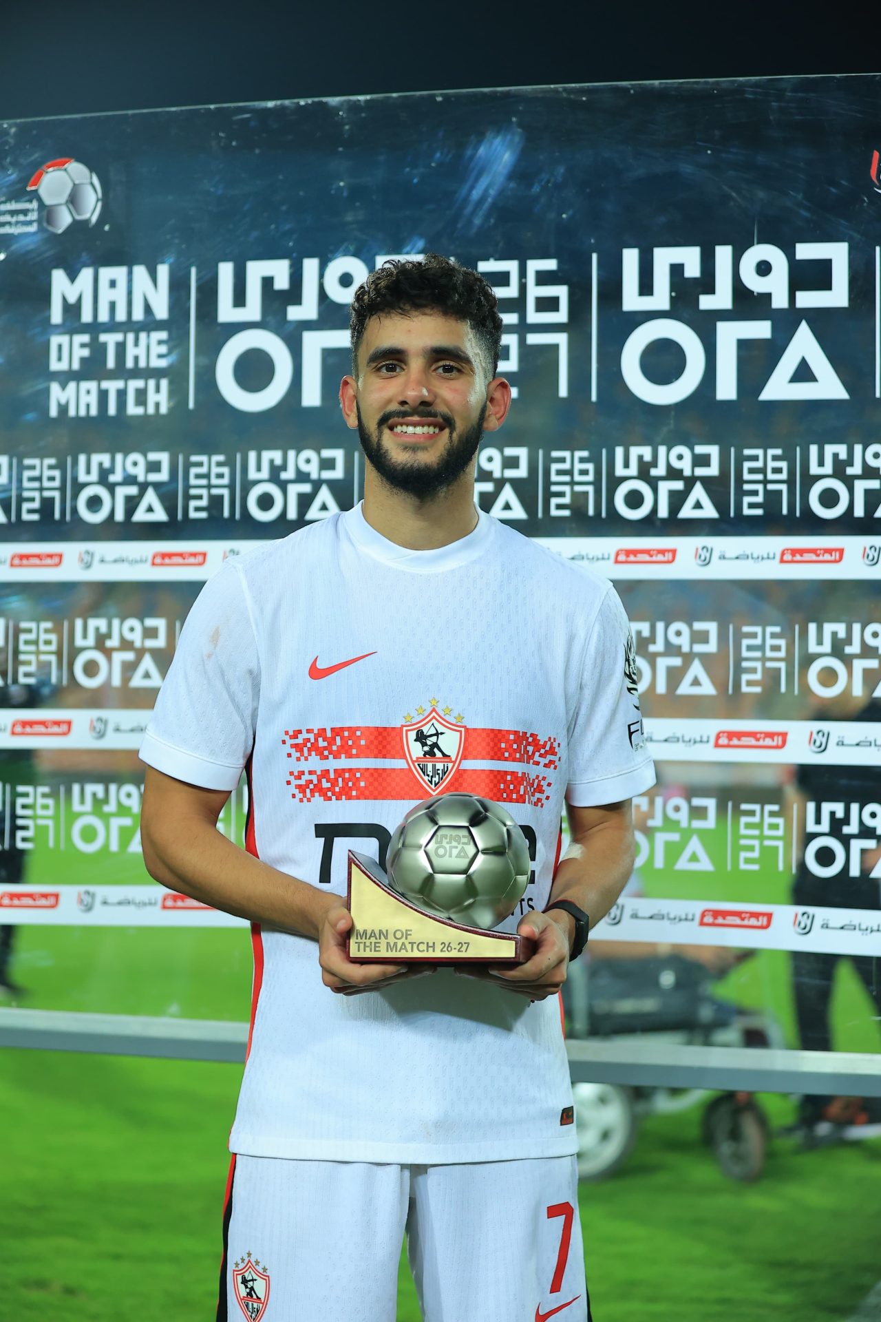 حسام أشرف أفضل لاعب في مباراة الزمالك وبتروجت