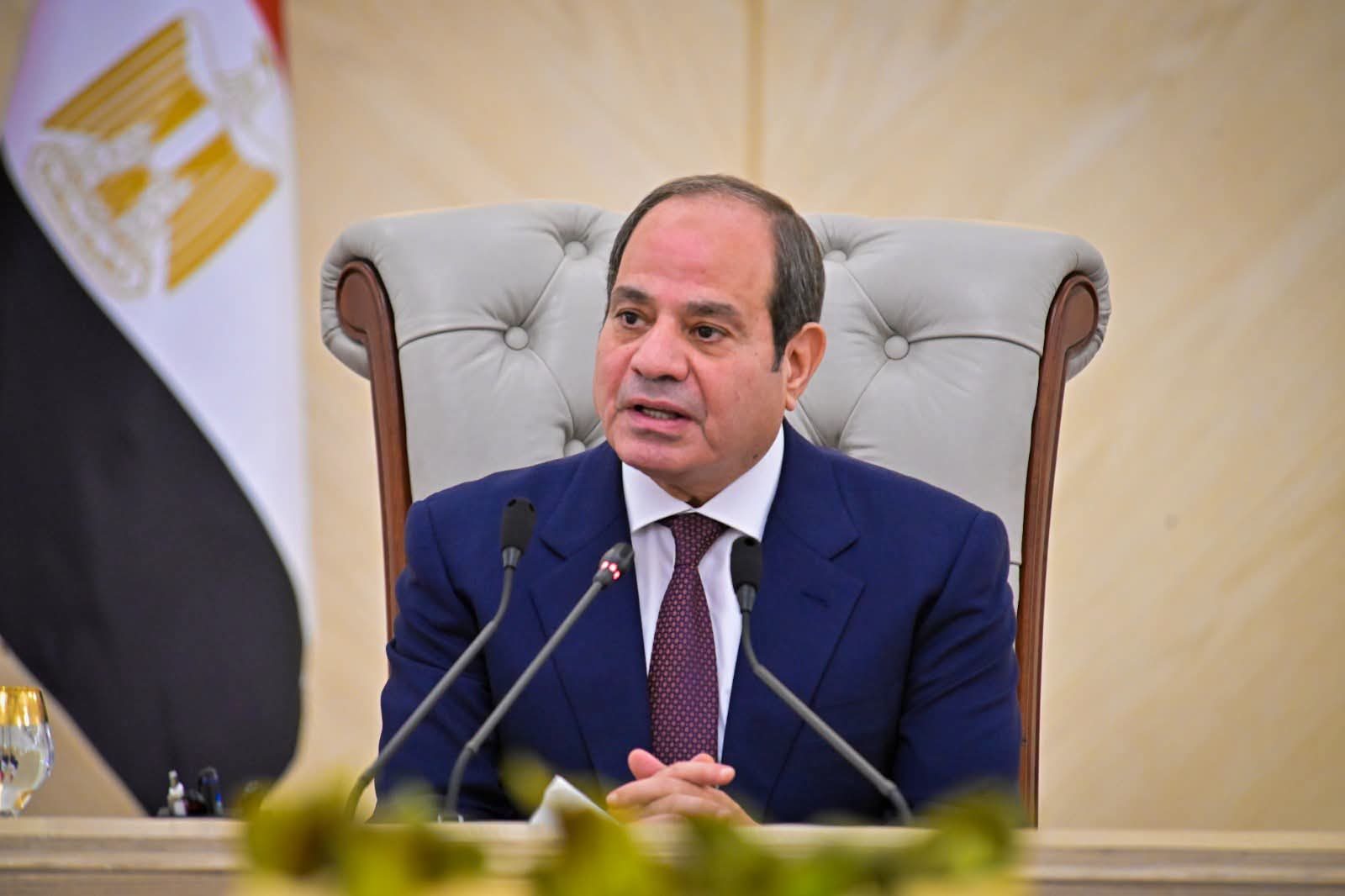 الرئيس السيسي: إقامة الدولة الفلسطينية الضمانة الوحيدة للسلام وأمن الخليج جزء لا يتجزأ من أمن مصر