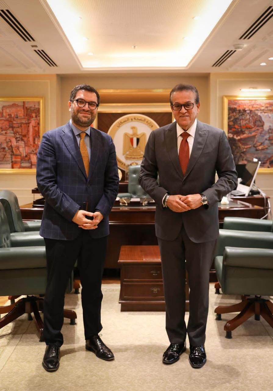 وزير الصحة يستقبل مرشح أرمينيا لمنصب مدير عام منظمة الصحة العالمية