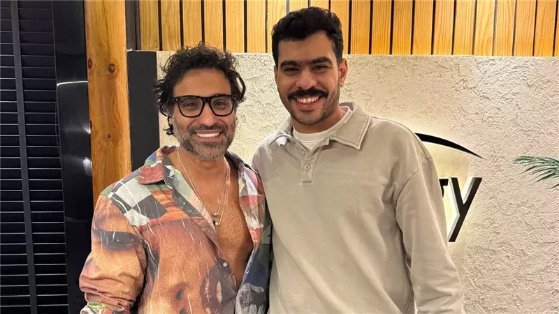 الفنان أحمد رمزي والفنان أحمد فهمي